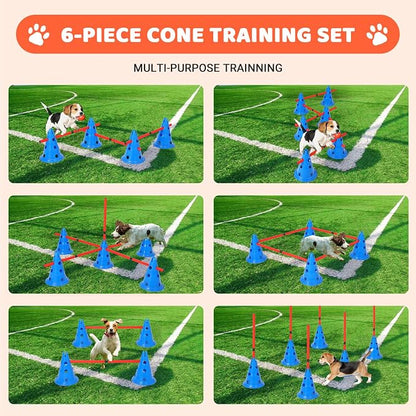 Garvee Dog Agile Hurdle Cone Set, Dog Training Agile Equipment - Image 5