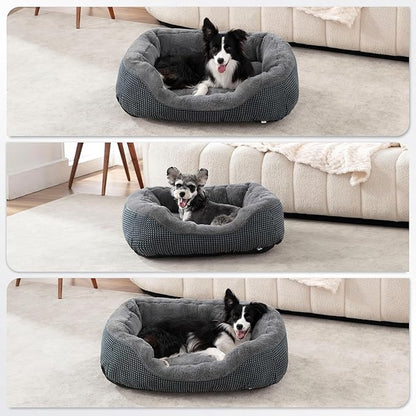 INVENHO Dog Bed Medium Size, Orthopedic Warming Soft Calming Sleeping Puppy Bed - Image 8