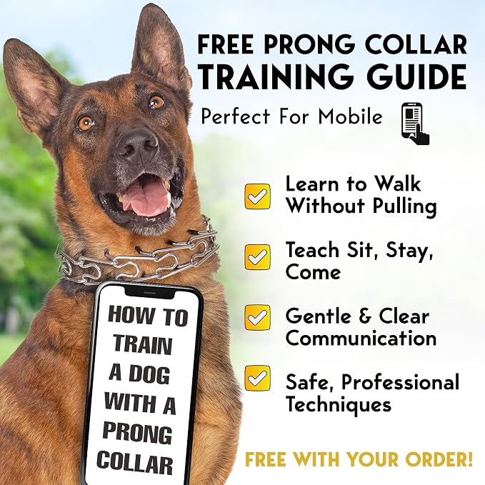 PetJett Prong Collar for Dogs Training Collar Adjustable Choke Collar for Dog - Image 4