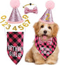 Weewooday Dog Birthday Party Supplies Birthday Boy Girl Cake Bandana Triangle by Weewooday