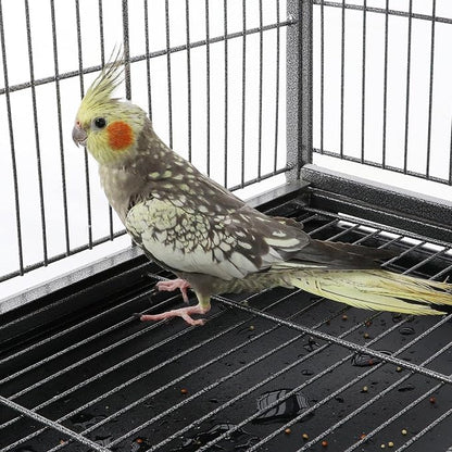 Yaheetech 60.5inch Extra Large Bird Cage Metal Parrot Cage Flight Cage - Image 7