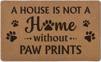 Funny Dog Door Mats, Dog Lovers Mom Dad Gifts Door Mat by Unknown