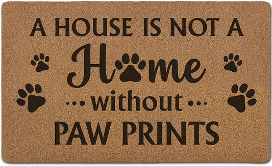 Funny Dog Door Mats, Dog Lovers Mom Dad Gifts Door Mat by Unknown