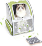 Green Cat Backpack Carrier by Unknown