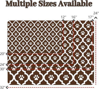 Dog Food Mat 16X24 Inch Pet Feeding Absorbent Mats - Image 4