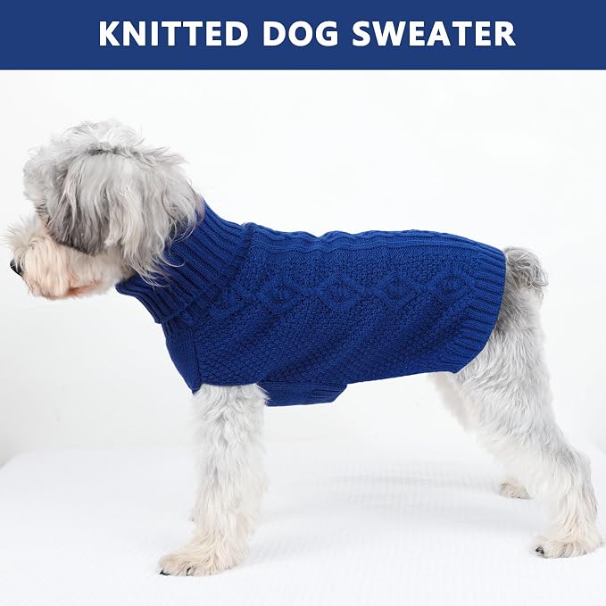 Dog Sweaters for Small Dogs Cute Knitted Chihuahua Clothes Warm Dog Clothes - Image 6
