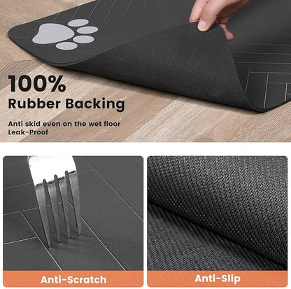 Pet Feeding Mat-Absorbent Pet Placemat - Image 5