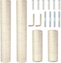 PowerKing Natural Sisal Replacement Scratching Post, 4 Pieces M8 Cat Scratch by PowerKing
