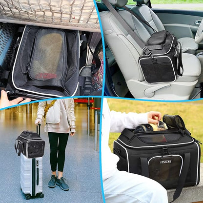 Petskd Top-Expandable Pet Carrier 17x12x8.5 Inches JetBlue Allegiant Spirit - Image 8