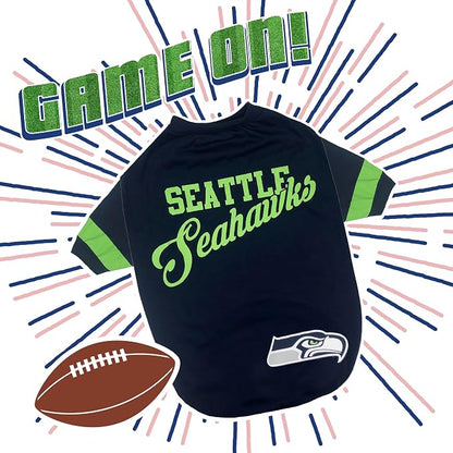 Pets First NFL Seattle Seahawks T-Shirt - Image 4