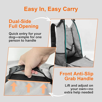 Dog Backpack Carrier, Ergonomic Pet Travel Bag, Suitable - Image 5