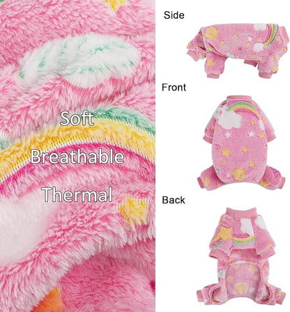 Dog Pajamas Pjs Small Girl, Winter Sweater Cute Extra Small Puppy Clothes - Image 6