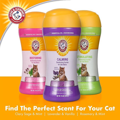 Arm & Hammer Restoring Cat Litter Box Deodorizing Crystals, Litter Deodorizer - Image 5