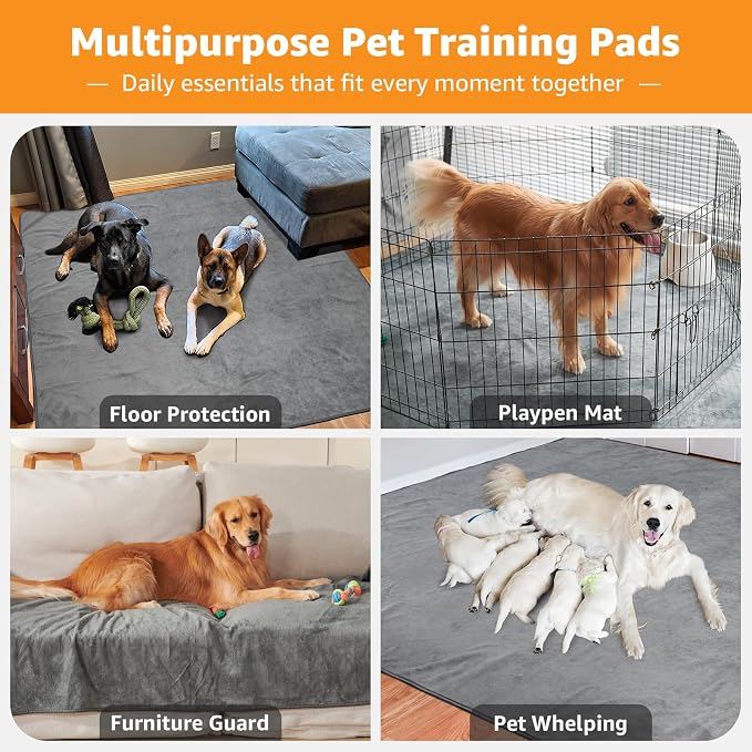 Dog Pee Pad Washable Extra Large, Instant Absorb Thicker Training Pads Non-Slip - Image 9