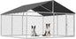 Outdoor Dog Enclosure Heavy Duty Dog Kennel House Mesh Dog Big Cage Pet Kennel by MoonlightManor