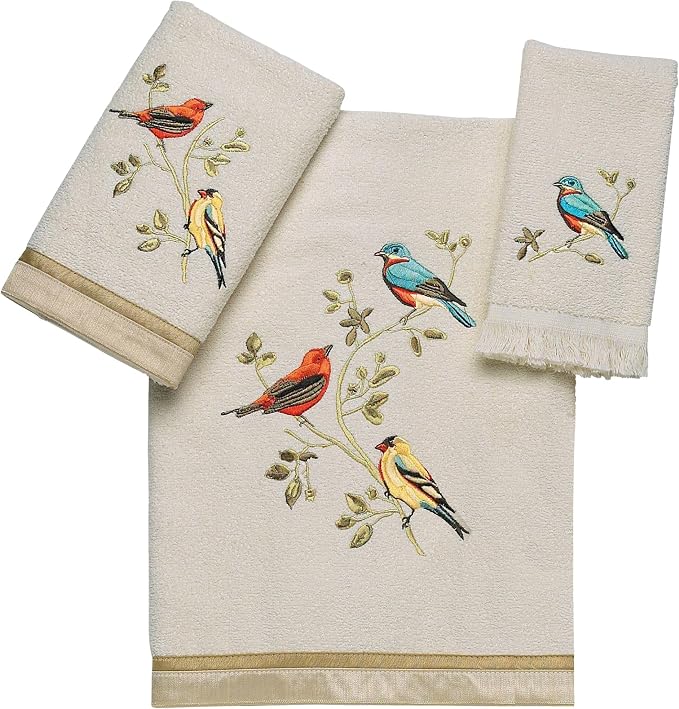 Avanti Linens - Fingertip Towel, Soft & Absorbent, Nature Isnpired Bathroom - Image 4