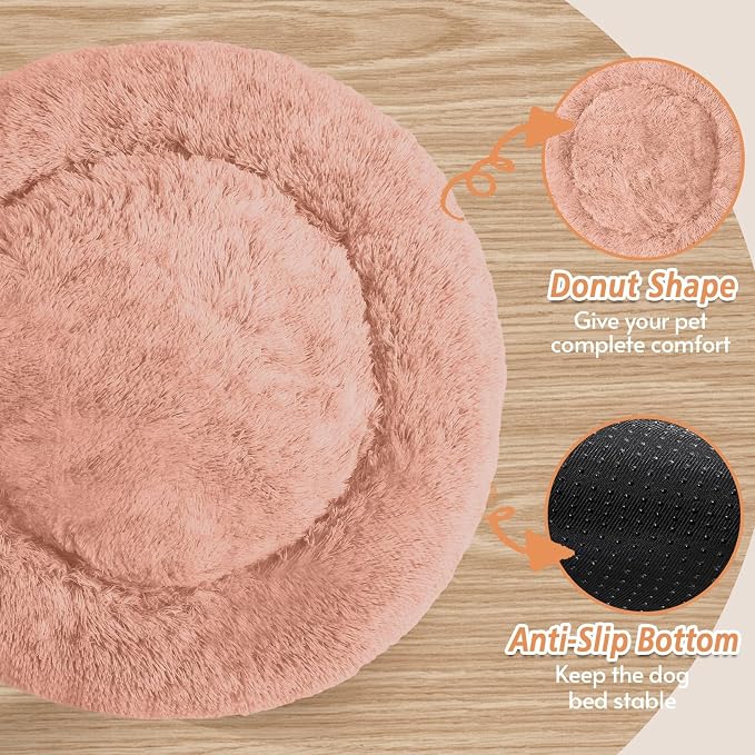 JOLLYVOGUE Calming Small Dog & Cat Bed - Image 3