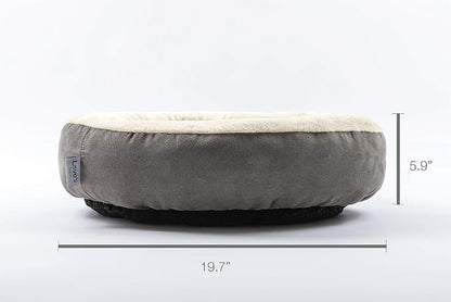 Love's cabin Round Donut Cat and Dog Cushion Bed, 20in Bed - Image 6