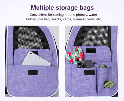 Pecute Cat Backpack Carrier Expandable, Pet Backpack - Image 9