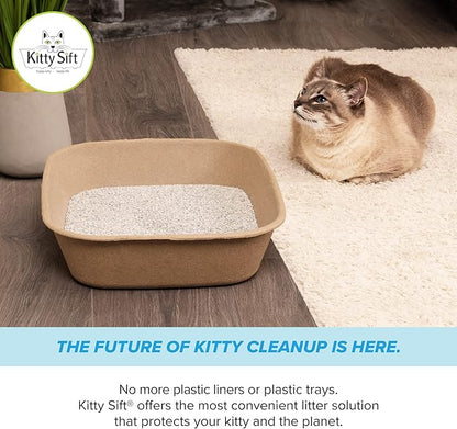 Kitty Sift Disposable Cat Litter Box Large, Durable Portable - Image 12