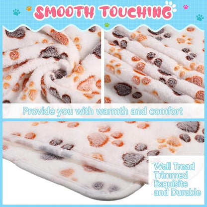 Tatuo 4 Pcs Dog Blanket for Pet Cat Blankets Indoor Puppy Teething Stuff Toys - Image 2