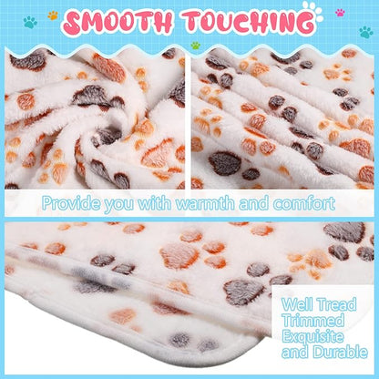 Tatuo 4 Pcs Dog Blanket for Pet Cat Blankets Indoor Puppy Teething Stuff Toys - Image 4