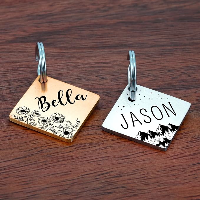 Ultra Joys Stainless Steel Pet ID Tags - Image 2