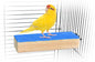 Spoiled Pet® Bird Cage Perch Stand 2-Pack by Great1