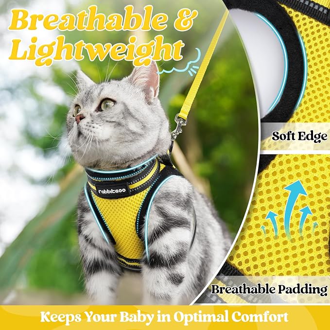 rabbitgoo Cat Harness and Leash Set - Image 4