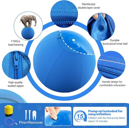 Happypaw 18'' Herding Ball for Dogs – Enhanced Chew Resistance & Heavy-Duty - Image 6