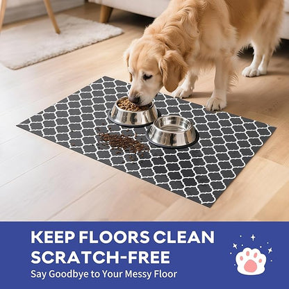 Cooyes Large Dog Food Mat 24"×36", Ultra-Absorbent Dog Bowl Mat - Image 5