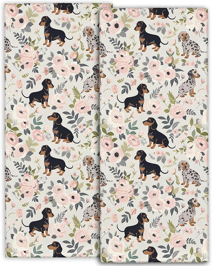 Cute Dachshund Hand Towels by amepay