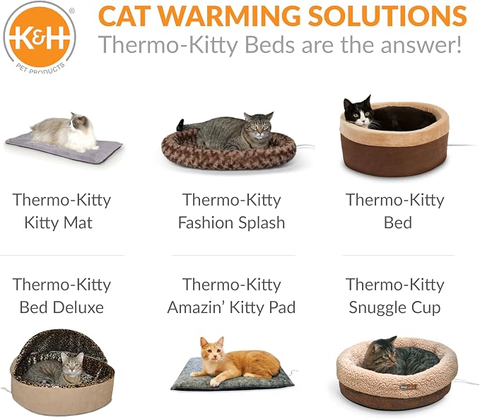 K&H Pet Products Thermo-Kitty Bed Heated Cat Beds - Image 9