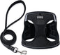BOOMIBOO Dog Harness with Leash Set, No Pull Adjustable Reflective Step-in by BOOMIBOO