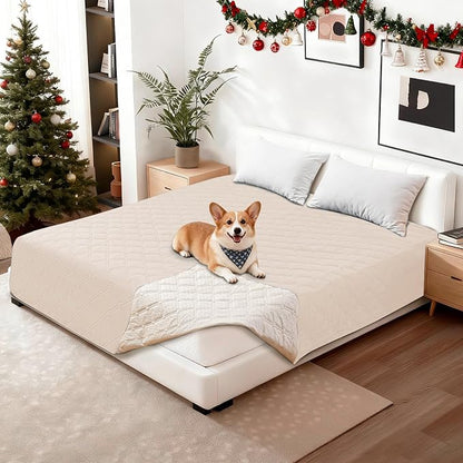 Waterproof Dog Bed Cover, Non-Slip Dog Blanket by CYCMACOHOME