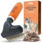 GoPets Double Row Dematting Rake Undercoat Deshedding Tool by GoPets