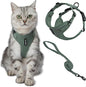 Voyager Escape-Proof Step-in Lock Cat Harness & 5ft Neoprene-Handle Leash Set by BestPetSuppliesLLC