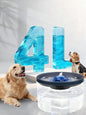 Dog Water Fountain 4L/135oz for Large Dogs & Multiple Pets – Ultra-Quiet Pump by RoyalClaws
