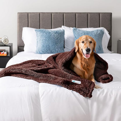 PetAmi Dog Blanket for Large Dogs, Calming Pet Throw for Bed, Washable Sofa - Image 3
