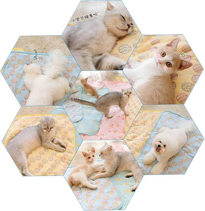 NACOCO Pet Cooling Mat Cat Dog Cushion Pad Summer Cool Down Comfortable Soft - Image 9