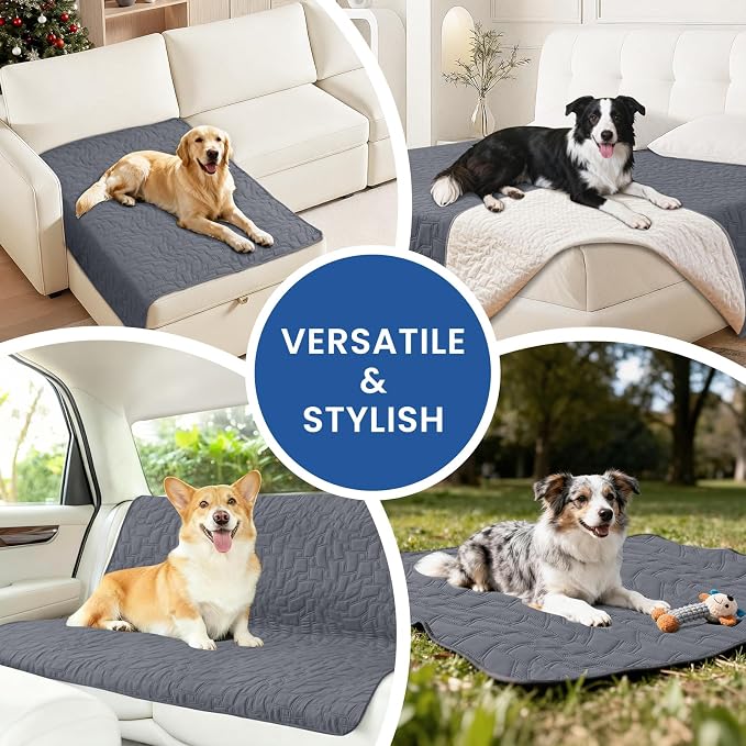 Waterproof Dog Bed Cover Pet Blanket, Soft Couch Cover - Image 5