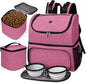 BAGLHER Pet Travel Bag, Double-Layer Pet Supplies Backpack, Pet Travel Backpack by BAGLHER