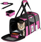 Cat Carrier for Large Cats 20 lbs, Medium Pet Under 25 lbs, 2 Puppy and Small by CUSSIOU