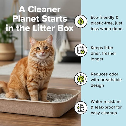Kitty Sift Disposable Cat Litter Box Jumbo, Durable and Portable - Image 2