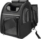 Zavothy Cat Backpack Carrier, Expandable Airline Approved Pet Backpack by Zavothy