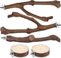 Mogoko 5PCS Bird Perch Natural Wood Grape Stick Stand, 3 Grape Stick Paw by Mogoko