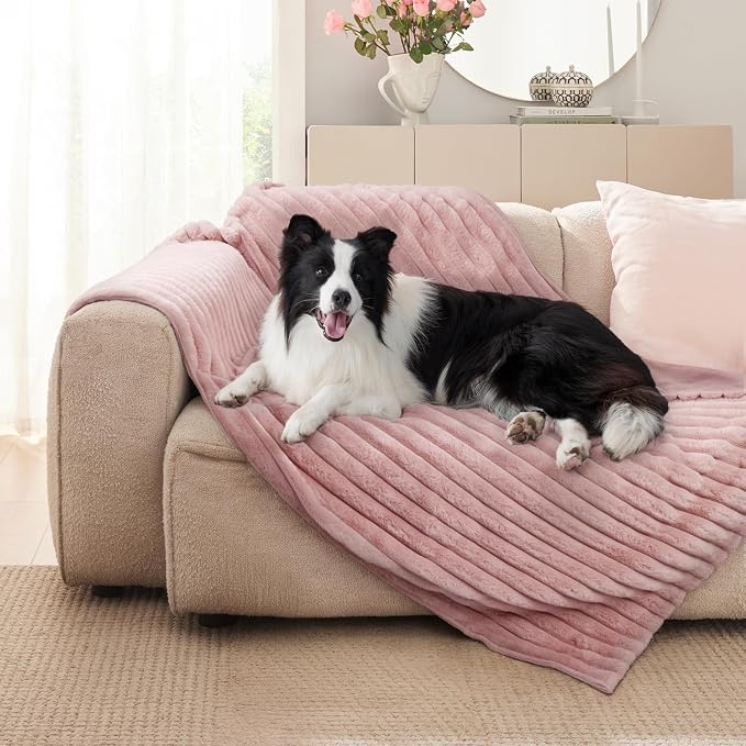 Waterproof Dog Blanket for Couch, Luxury Plush Washable Large Dogs Blankets for - Image 6