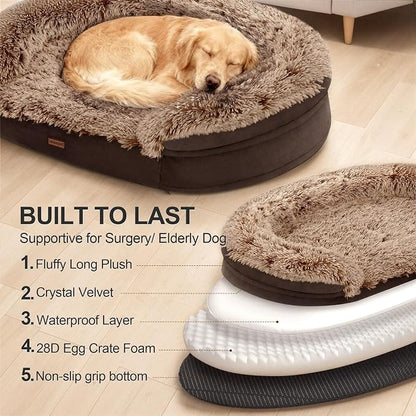 Orthopedic Dog Beds for Extra Large Dogs, Removable Washable Cover, Waterproof - Image 6