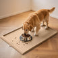 Dog Food Mat 36"x24", Waterproof Pet Feeding Mat by HICOOI