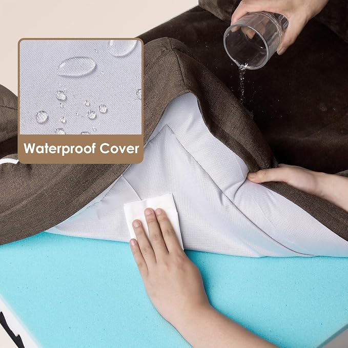 EHEYCIGA Orthopedic Dog Beds for Large Dogs, Waterproof Memory Foam Large Dog - Image 3